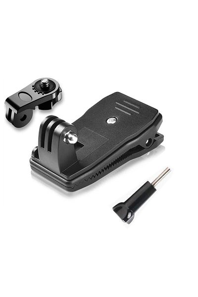 Choice Clip With Adapter Backpack Strap Clip 360 Degree Rotation Hat Belt Clamp Mount For Gopro Hero 11 10
