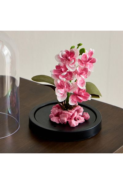 Home Box Taria Glass Floral Arrangement 11x11x18 cm