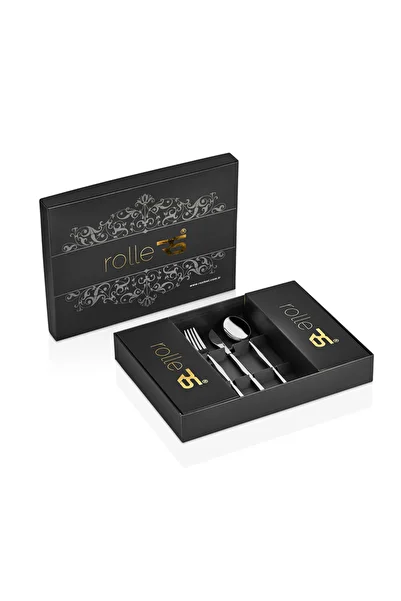 Rollers Petra 18 Piece Dinner Fork Spoon Knife Set for 6 People
