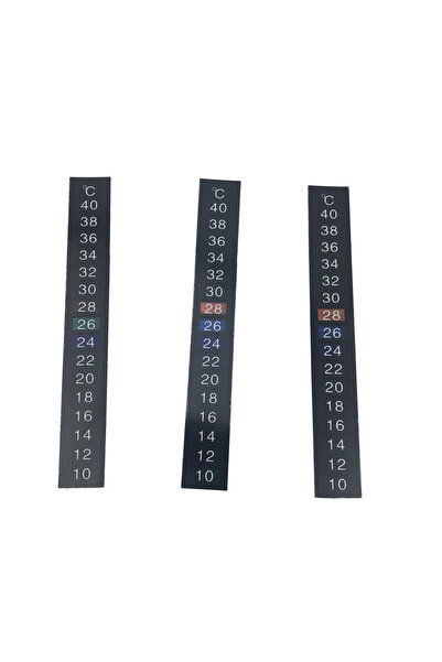 Choice 10pcs/lot 10-40℃ LCD Digital Adhesive Thermometer Strip, Stick On Thermometer Tape for Brewing W...