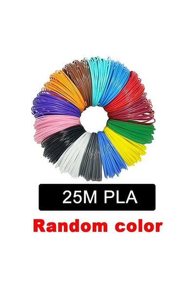 Choice 25M PLA 25M PLA 3D Printing Pen Consumables Colored Odorless Safety Plastic Filament Diameter 1.75mm