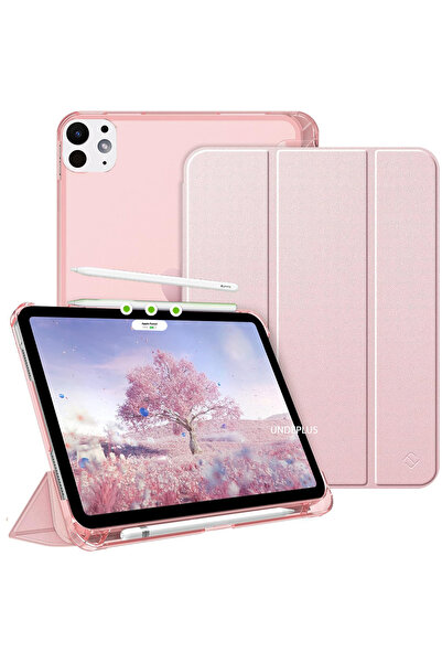 AQUA AKSESUAR İpad Pro 11 1/2/3/4. Nesil Kılıf Pu Deri Smart Standlı Case 201...