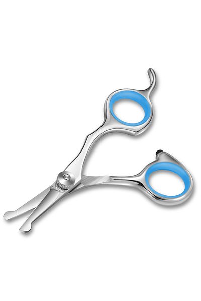 Choice Blue Pet Hair Scissors Animal Cutting Feet Ear Eye Hair Trimming Grooming Stainless Steel Dog Scisso