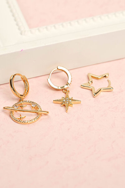 Jack Ferrero Çelik Renk Atmaz Garantli Faturalı Küpe