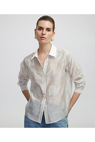 İpekyol Aplikeli gömlek