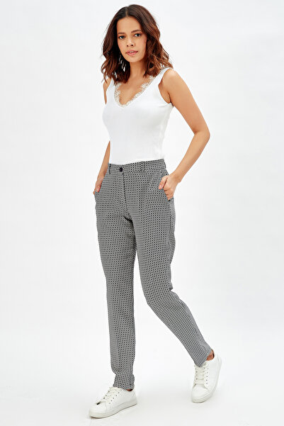 Sense Side Pocket Zippered Pitikare Trousers Pnt-31950 Black