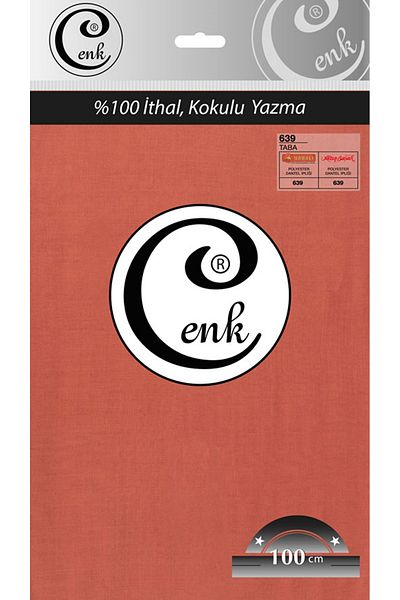 Cenk Μονόχρωμη τσάντα γραφής 100 cm - 0301 - 639-taba