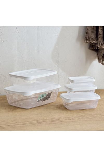 Home Box Spectra 5-Piece Pearl Container Set