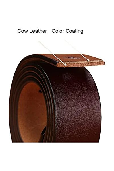 BISON DENIM Чоловічий ремінь з натуральної шкіри італійського виробництва