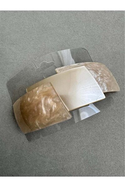 Pelin Aksesuar Крем квадратний опуклий автоматичний затискач