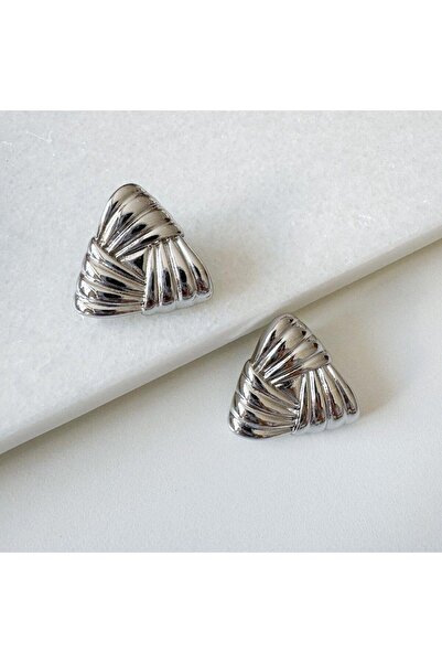 Venus Design Çelik üçgen küpe