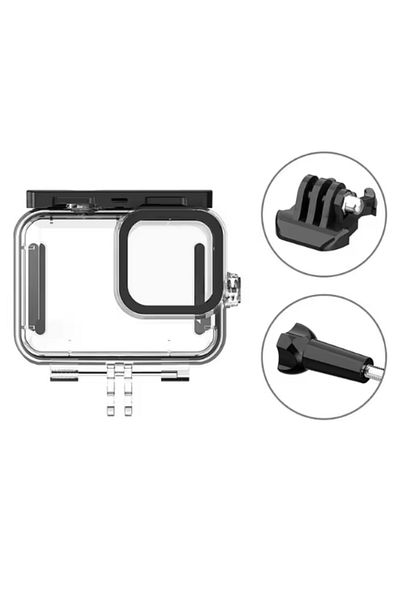 HONGDAK Waterproof Case Waterproof Housing Case For Gopro 12 11 10 9 Diving Protective Cover Lens Filter Buo