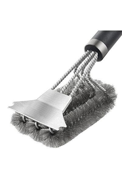 Choice 1 قطعة 1/2 قطعة فرشاة شواء آمنة ومكشطة بمقبض فاخر فرشاة تنظيف الشواية ...