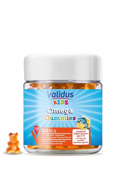 Validus Omega 3 for Children - Epa 24 - Dha 120 60 Gummies