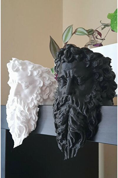 Home Dönem heykel saksı / sakallı adam saksı vazo