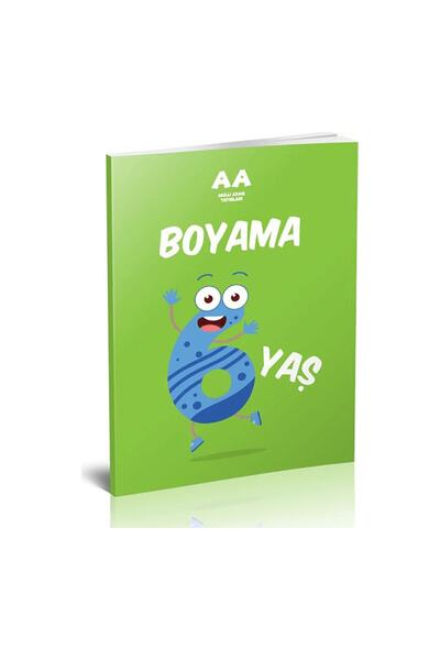 Tercih Akademi 6 Years Old Coloring Book