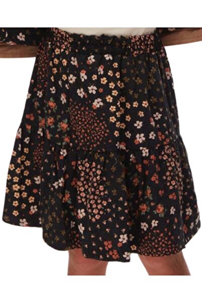 ww waka waka kids store Floral Printed Girl's Skirt with Elastic Waist