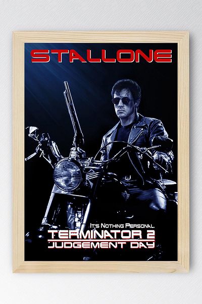 Saturn Pictură înrămată Terminator Stallone - Pictură poster film Terminator