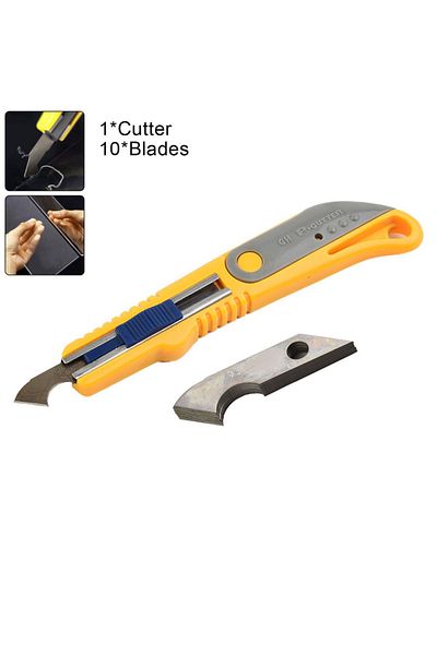 Choice 1pc Cutter With 10 Blade For Acrylic Plastic Sheet Plexiglasss Cutter Ergonomic Plastic Body 16cm...