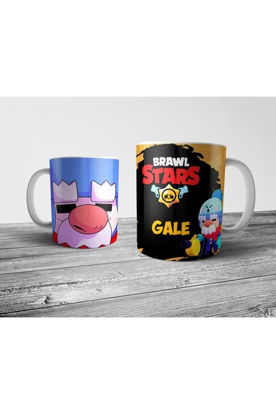 Pixxa Brawl Stars Gale Kişiye Özel Isimli Kupa Bardak