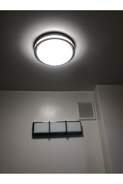 fullreyon Elektrikle Çalışır Radar Sensörlü Karanlıkta Hareket Gördükçe Yanar 24 Watt 4000 Kelvin Led Aplik