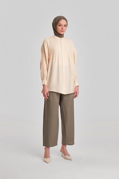 Armine Πουκάμισο με λεπτομέρεια Moonstone Rib - 24y3523