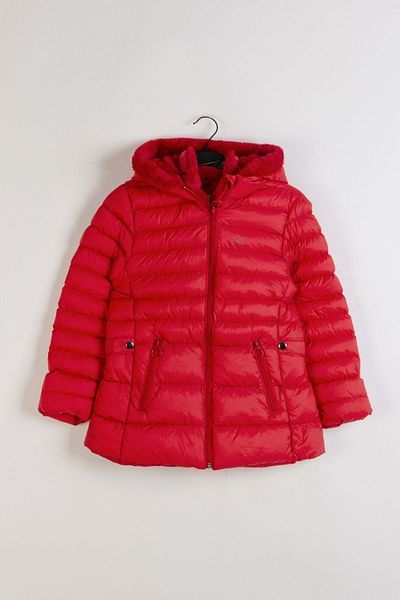 Waka Waka Zipper Closure Pocket Plush Hooded Girl's Coat