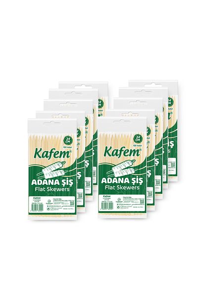 KAFEM Adana Garbage Skewers Package 10 Pack X 100 Pieces -