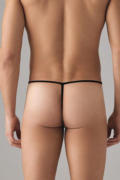 Doreanse Men's Fancy Polyamide Mesh Design Thong String 1306