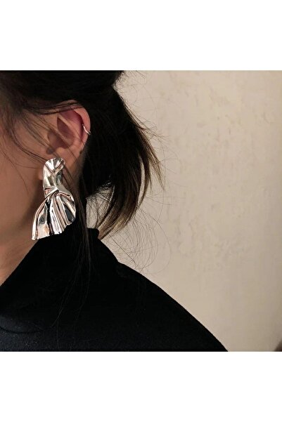 Venus Design Çelik Wrinkled Küpe