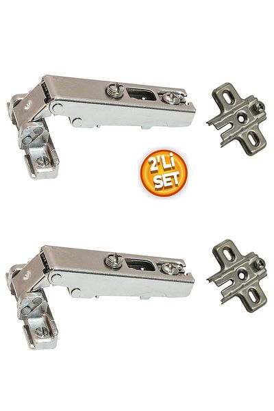Depolife Aluminum Frame Cover Hinge Door Hinge for Cabinet