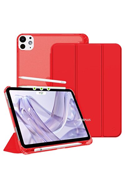 UnDePlus Apple iPad Pro 12.9 3./4./5./6. Nesil M2 Kılıf Flip Cover Kalem Bölmeli PC Case 2018-2023