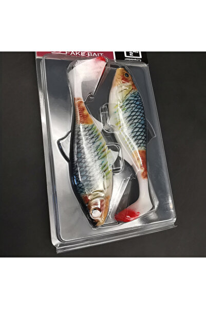 Choice 525-Color 5 ANFS 2pcs Soft Fishing Kit 3D 14cm/5.5Inch Artificial Bait...