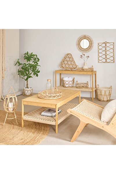 Home Box Boho Bliss Round Tray - 39x39x7 cm