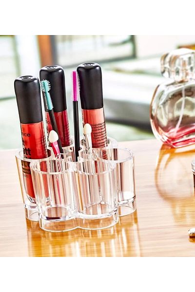 Dükkanönü Daisy Makeup Organizer Κραγιόν, Πινέλο, Cream Organizer Εξοπλισμός Μακιγιάζ Organizer