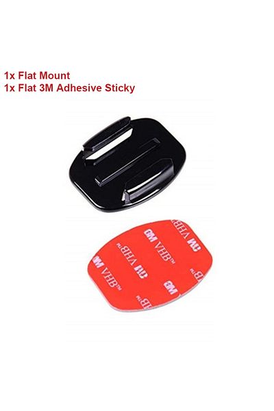 HUOAED E For GoPro Hero 12 11 Helmet Adhesive Sticky Mounts Flat Curved 3M Mount For GoPro 11 10 9 8 7 6 5.