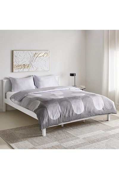 Home Box طقم غطاء لحاف ميا أنيا من 3 قطع من الألياف الدقيقة المطبوعة بحجم كوين كينج 220 × 220 سم