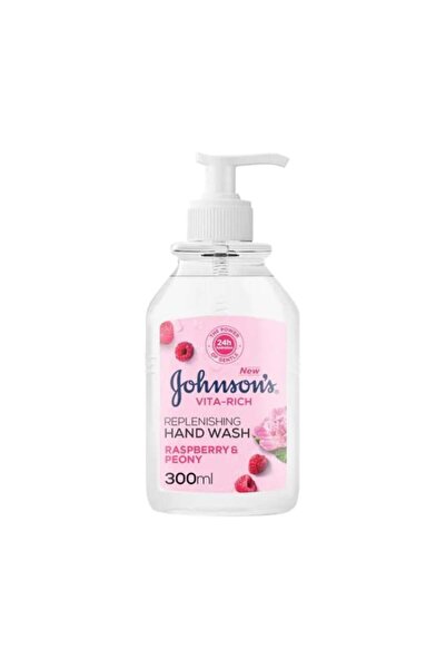 Johnson's Johnson Hand Wash 300ml Raspberry Peony (8753) --- جونسون سائل اليد...
