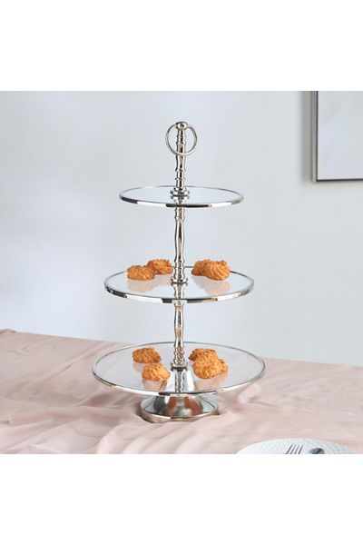 Home Box Oriental 3-Tier Cake Stand