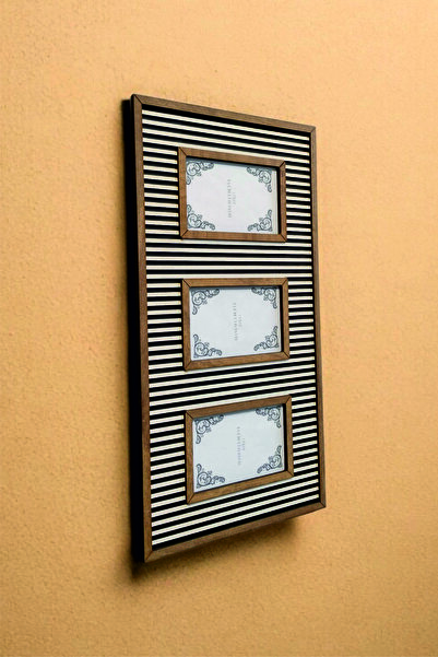 HANEM 3X 10X15 cm Photo Frame & Wood Mdf 3X Collage
