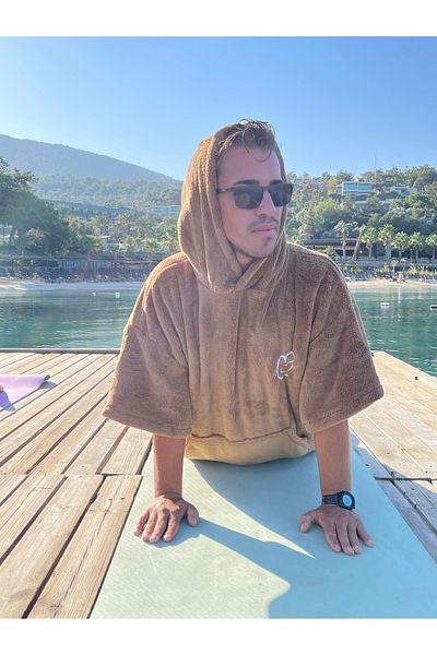 SOLENROSA Πετσέτα Poncho Welsoft Fleece