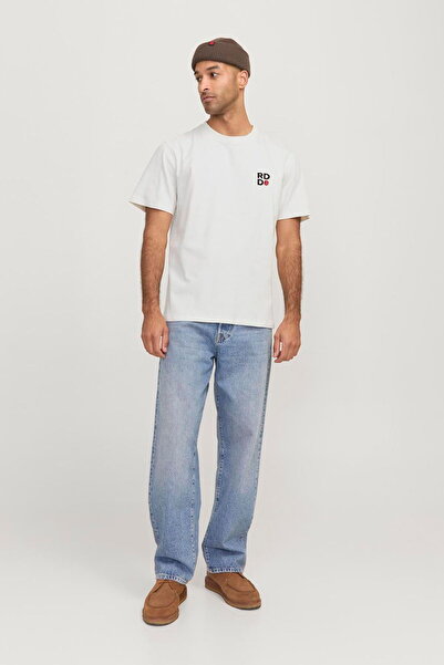 Jack & Jones Erkek RDD Baskili Tisört - Farley