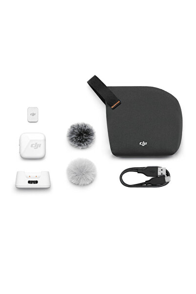 DJI Mic Mini Transmitter Mikrofon Beyaz