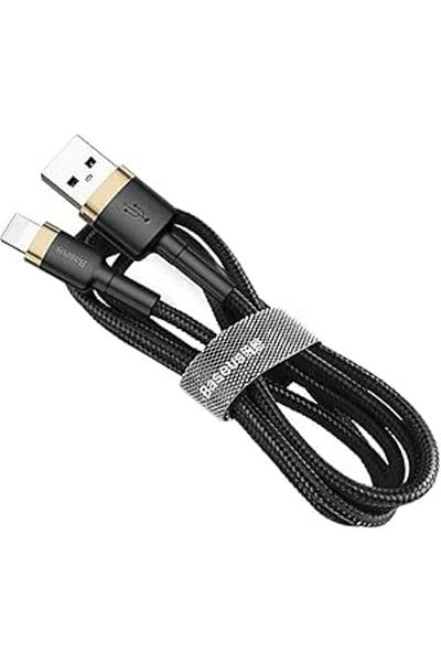 Baseus cafule  Cable USB For lightning 1.5A 2M Gold+ Black