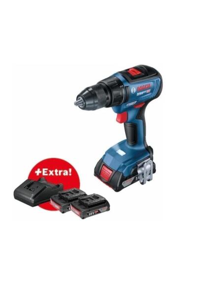 Bosch Gsr 18V-50 Professional 3 x 2.0 Ah Akülü Vidalama