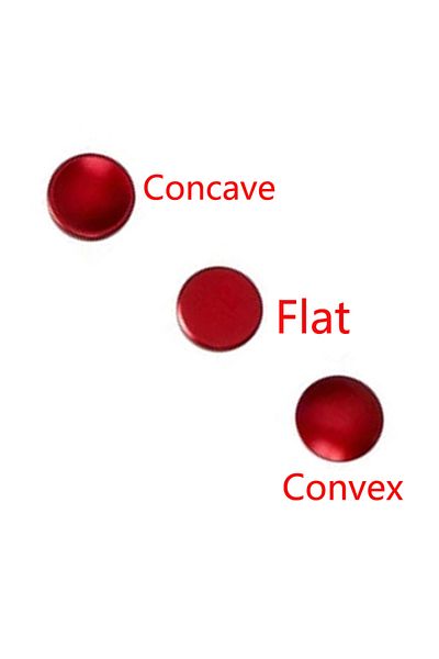 Choice 3pcs Red 3pcs/set Camera Shutter Release Button Black Red Silver Flat Convex Concave for Canon Nikon