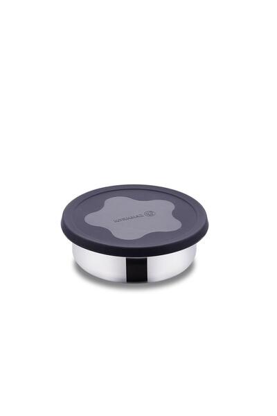 KORKMAZ 5620 Freska Black Storage Container 14cm
