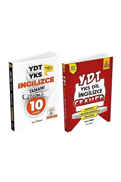 Tercih Akademi Yayınları Ydt Gramer Konu Anlatımlı Soru Ydt Ingilizce 10 Dene...