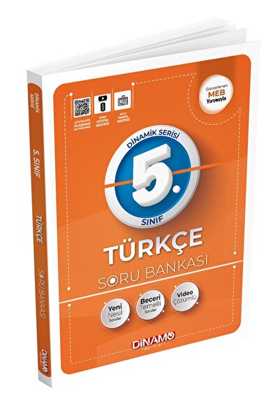 Dinamo Yayınları 5. Sınıf Türkçe Soru Bankası Tamamı Yeni Nesil Sorular .2024