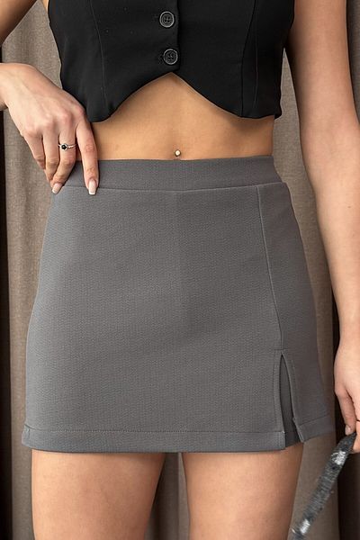 moda armanc Gray Shorts Skirt